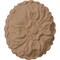 Ekena Millwork 2 3/4"W x 2 3/4"H x 1/2"P Kent Floral Round Rosette, Maple ROS02X02KEMA - alternate 2